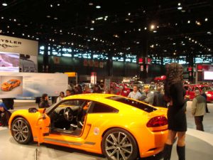 yellow Dodge Viper