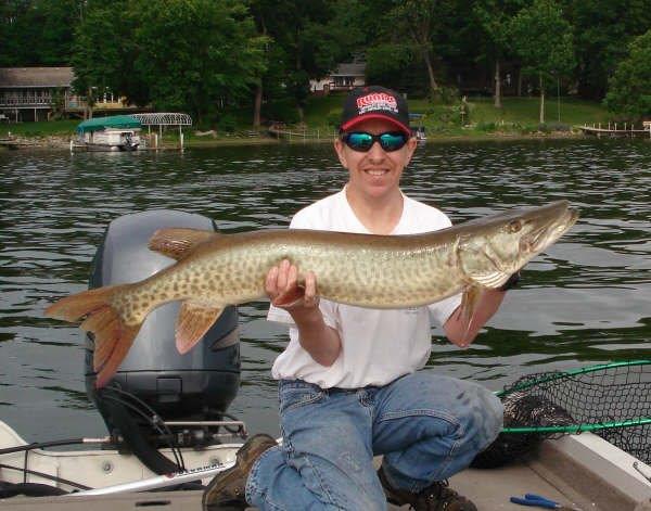 Tom wearing his lucky fishing hat