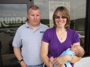 Jason and Teresa Keane with their son Garrison