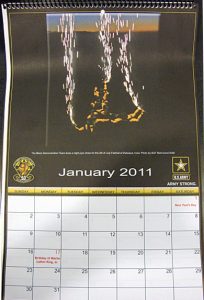 Golden Knights Calendar