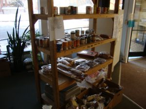 view inside the Dubuque Food Pantry