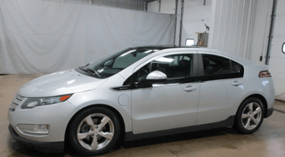 Chevy Volt not unlike the one owned by comedian Jay Leno