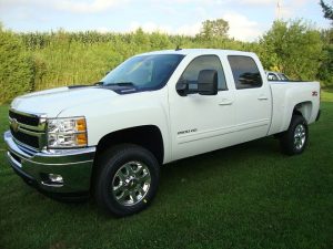 Troy's new Chevy Silverado that will be seen driving around the streets of Sandwich, IL