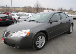 Jordan's used Pontiac G6 that he'll be driving back to Iowa City