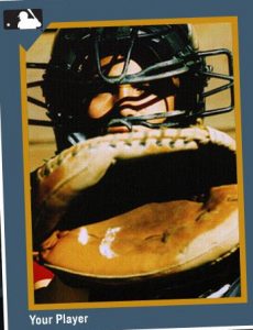 catcher holding his glove during a baseball game