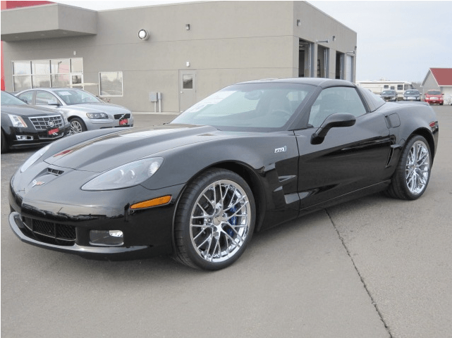 black Corvette Z06