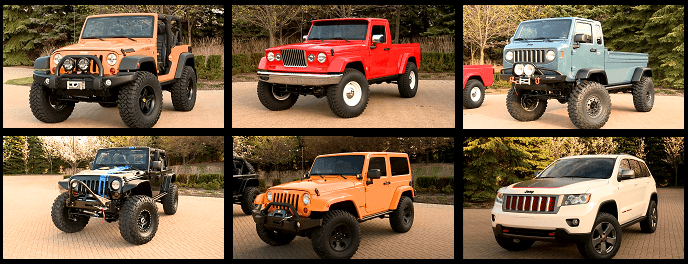 six New Jeep Concepts