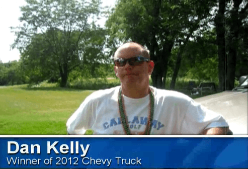 Dan Kelly - new truck winner