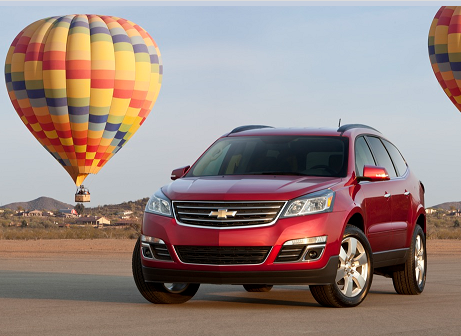 red 2013 Traverse