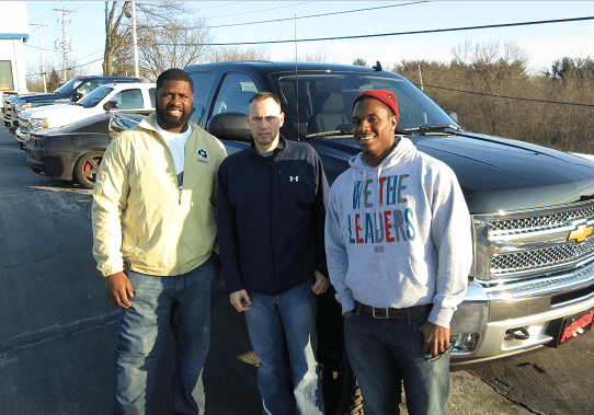 Darius Fleming with his new truck