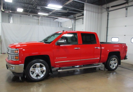 2014 red Chevy Silverado 1500 crew cab