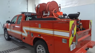 Peosta Fire Department brush truck