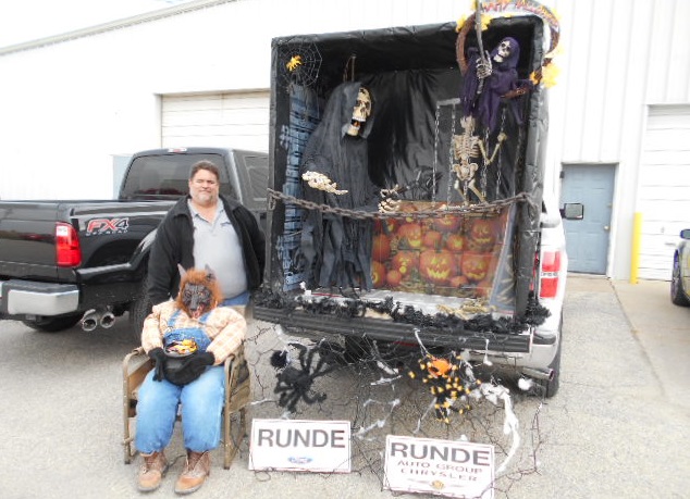 Runde Auto Group of Manchester's Trunk or Treat entry