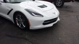 front end of a white Corvette Stingray