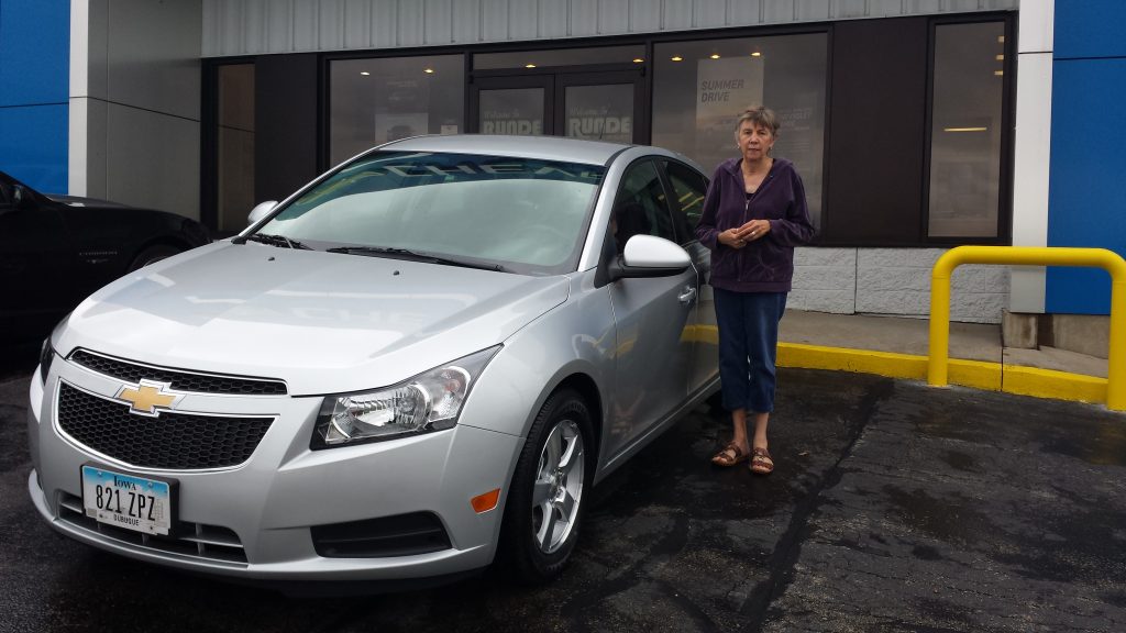 Runde Chevy customer Jeanne Harrington