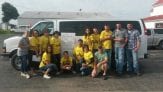 Research for the Kids Poker Run participants pictured in front of Runde rental van