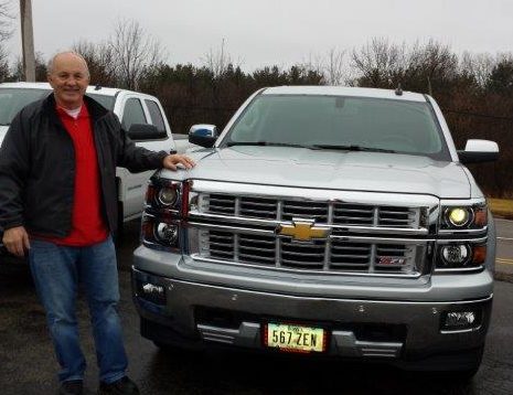 Ken Dunkel with his truck