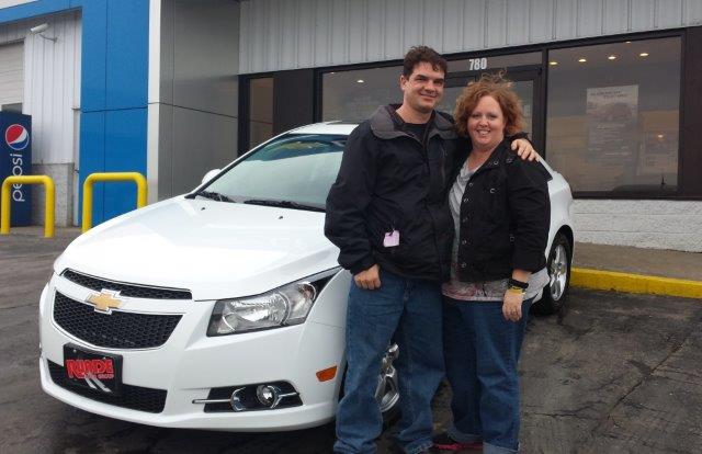 2014 Chevrolet Cruze owners Troy and Jennifer Kost