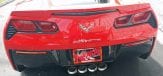 tail lights of a new Corvette that was purchased by Galena customers