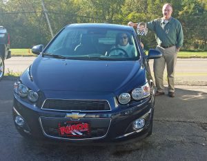 Alex's new Dubuque Chevy Sonic