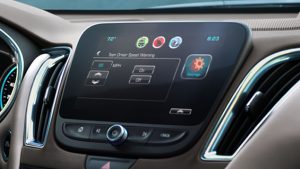 Teen Driver technology on the new Chevy Malibu dashboard