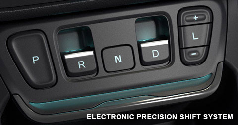 Electronic shifting buttons in a new GMC Terrain