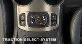 traction select system buttons on the center console of the new Terrain