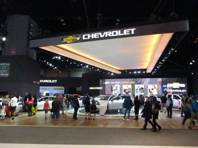 chevy display at the 2017 Chicago Auto Show