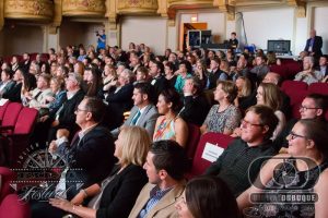 Audience at the Julien Dubuque Film Festival