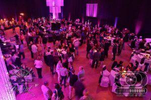 bird's eye view of Julien Dubuque Film Festival event