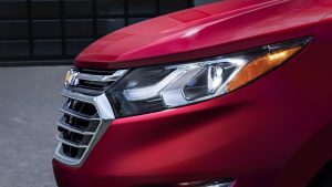 2018 Chevy Equinox headlight side view