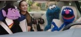 Cookie Monster, Grover and the Count in Chrysler Pacifica