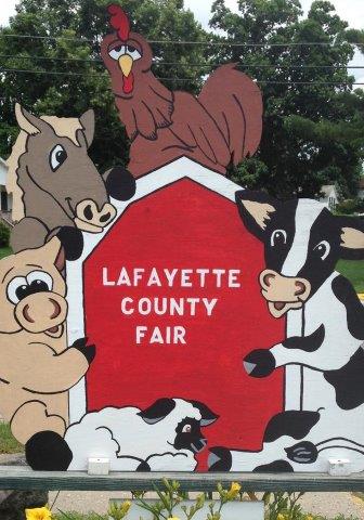 Lafayette county fair poster