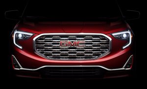 GMC Terrain headlights and front grill