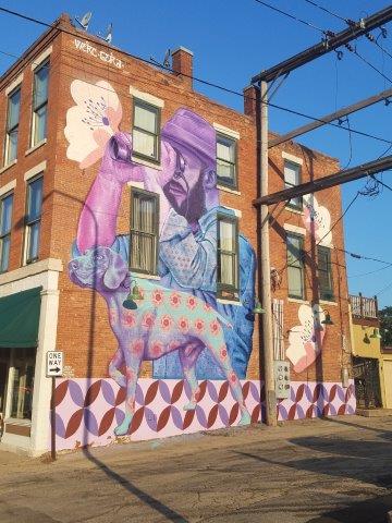 Dubuque exterior wall art