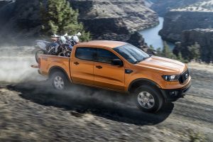 Orange Ford Ranger