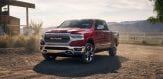 2019 Red Ram truck in front of ranch