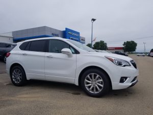 white Buick Envision at Runde Buick in Platteville