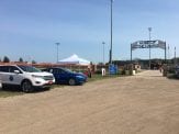 parking lot at the Beckman sports complex