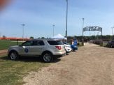 Picture of Ford cars in parking lot