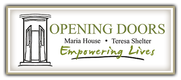 Logo for Opening Doors Organization in Dubuque