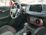 red Chevrolet Blazer -interior