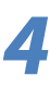 image of the numeral 4