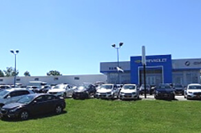 Runde Chevy truck Dealer Lot near Lancaster Wisconsin