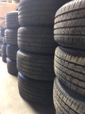 Tires stacked