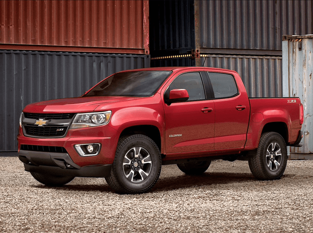 red Chevy Colorado