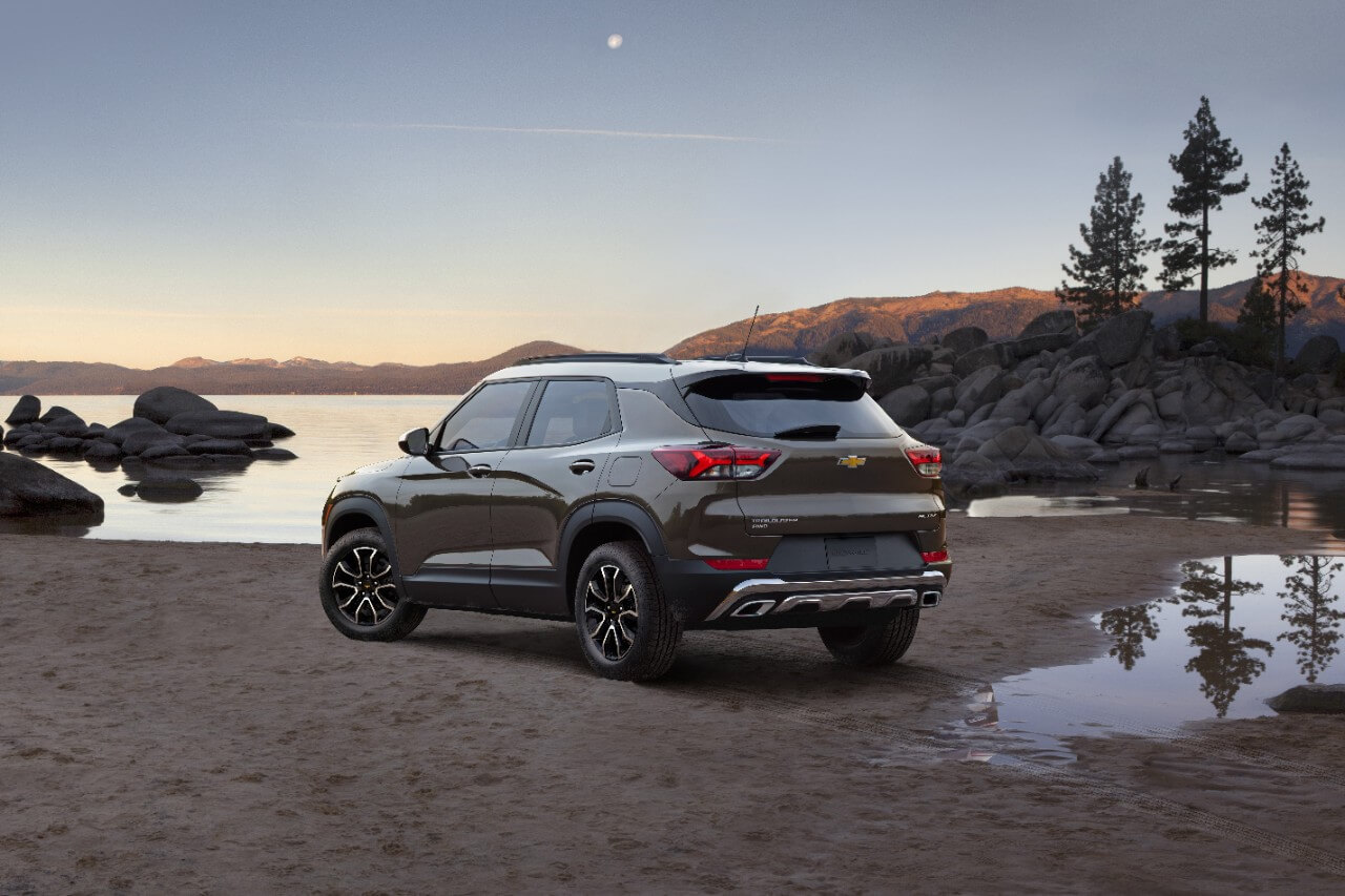 Rear quarter shot of the 2021 Chevy Trailblazer