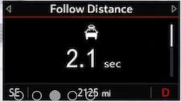 Buick Encore GX following distance