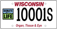 Wisconsin personalized plate