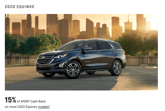 New Equinox Specials